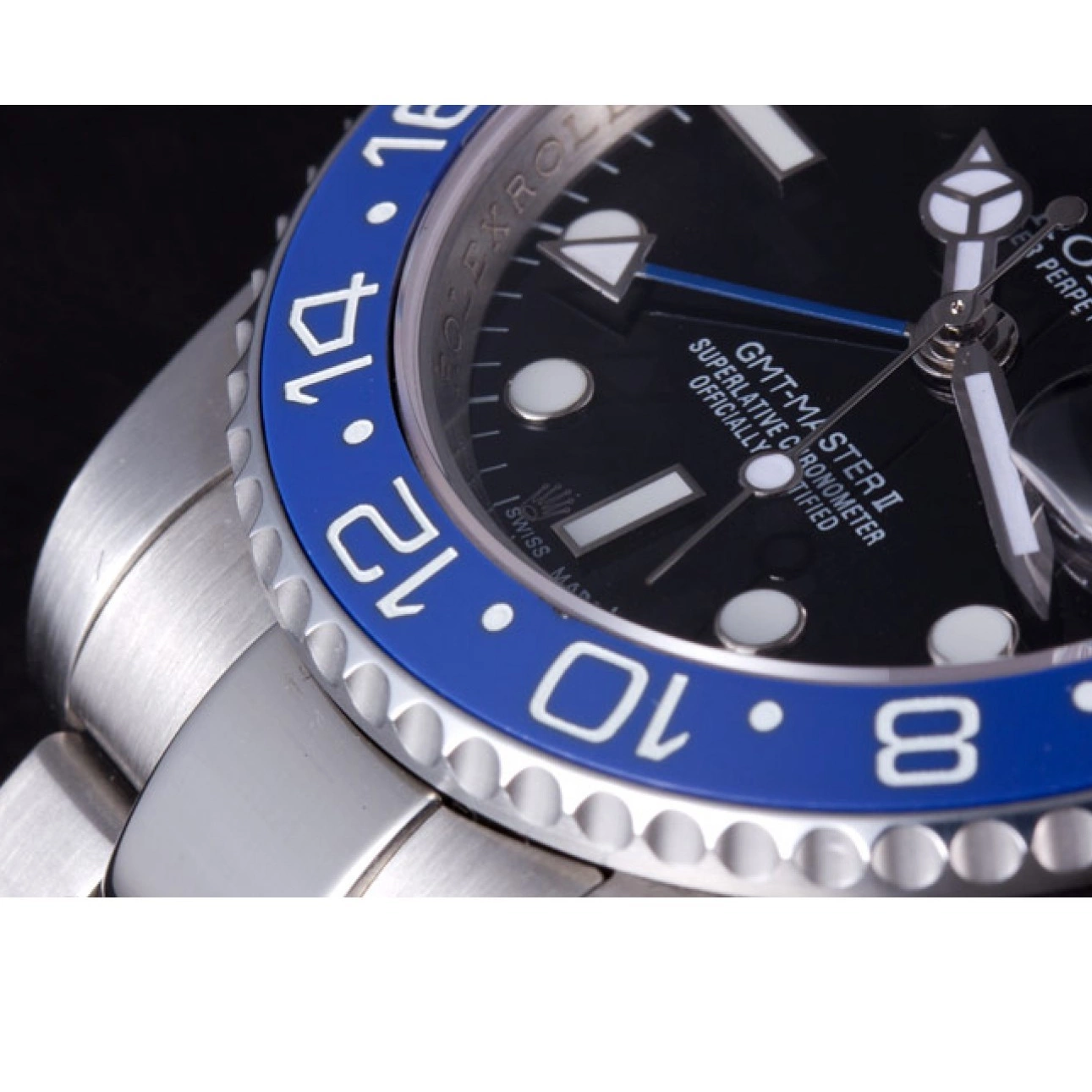 MiroTime 0801 Rolex GMT MASTER II BLACK BLUE BEZEL 2013 rl431 621393